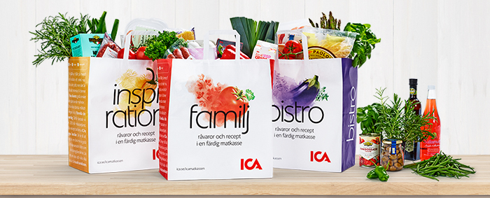 ICAs Matkasse kommer med flera olika menyer som du kan välja tillsammans med din familj