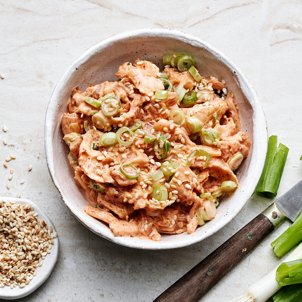 Kimchi slaw med sesam